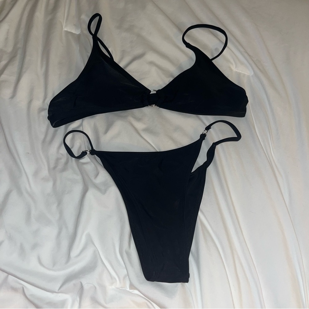 black bikini set